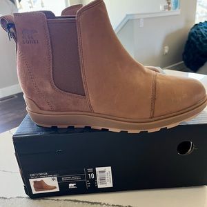 Sorel Evie ll gum/taffy pull-on women’s size 10 NWT NIB